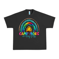 Pigment Black camp more worry less Urban Heavy Tee - Artiststas