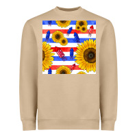 Mushroom patriotic sunflowers Heavyweight Sweatshirt - BundleAndBundleShop