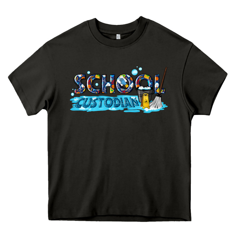School Custodian Heavy Core Tee by texasbilliewilder | Teevron