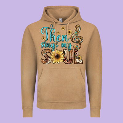 Then Sings My Soul Vintage Hoodie Designed By Jahusdesignshop