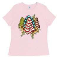Bubblegum Pink little debbie tree cakes sunflower gemstone Ladies Tee - JahusDesignShop