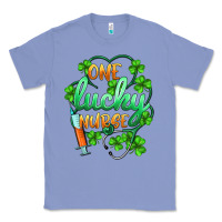 Colony Blue st.patricks one lucky nurse Classic Tee - BarkalooDesign