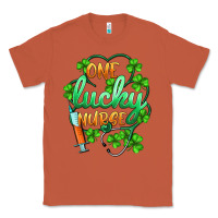 Copper st.patricks one lucky nurse Classic Tee - BarkalooDesign