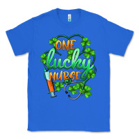 True Royal st.patricks one lucky nurse Classic Tee - BarkalooDesign