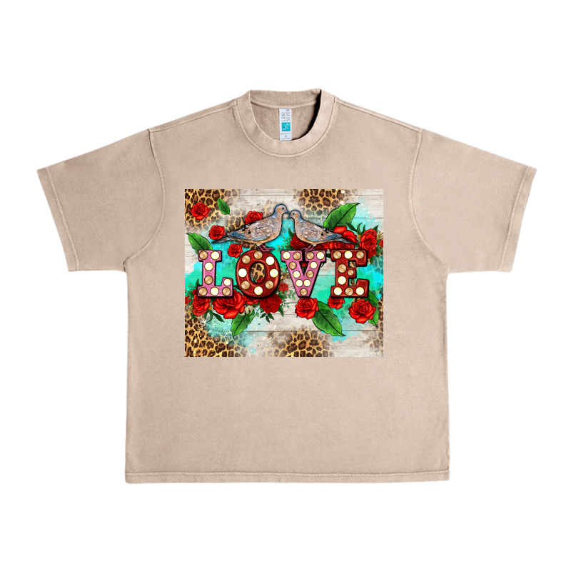 Love Birds And Love With Ross Urban Heavy Tee by AdoDesignShop | Teevron