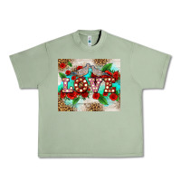 Oil Green love birds and love with ross Urban Heavy Tee - AdoDesignShop