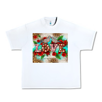 White love birds and love with ross Urban Heavy Tee - AdoDesignShop