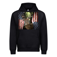 Black usa deer hunting woods Urban Hoodie - CowGirlArtShop