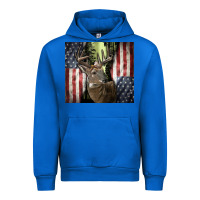 Cobalt usa deer hunting woods Urban Hoodie - CowGirlArtShop