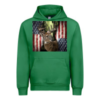 Emerald usa deer hunting woods Urban Hoodie - CowGirlArtShop