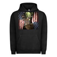 Pigment Black usa deer hunting woods Urban Hoodie - CowGirlArtShop