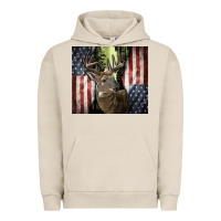Pigment French Oak usa deer hunting woods Urban Hoodie - CowGirlArtShop
