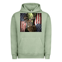Pigment Oil Green usa deer hunting woods Urban Hoodie - CowGirlArtShop
