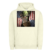 Pigment Pistachio usa deer hunting woods Urban Hoodie - CowGirlArtShop