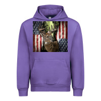 Tulip usa deer hunting woods Urban Hoodie - CowGirlArtShop