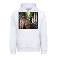 White usa deer hunting woods Urban Hoodie - CowGirlArtShop