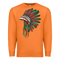 Carrot american flag indian headdress Premium Sweatshirt - BarkalooDesign