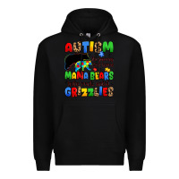 Black autism the journey that turns mama bears Premium Hoodie - JahusDesignShop
