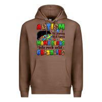 Chestnut autism the journey that turns mama bears Premium Hoodie - JahusDesignShop