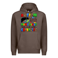 Coffee autism the journey that turns mama bears Premium Hoodie - JahusDesignShop