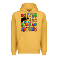Mustard autism the journey that turns mama bears Premium Hoodie - JahusDesignShop