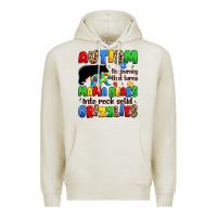 Oatmeal Heather autism the journey that turns mama bears Premium Hoodie - JahusDesignShop