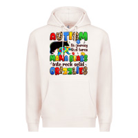 Pale Pink autism the journey that turns mama bears Premium Hoodie - JahusDesignShop