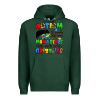 Sports Green autism the journey that turns mama bears Premium Hoodie - JahusDesignShop