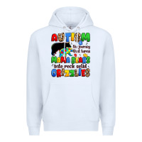 White autism the journey that turns mama bears Premium Hoodie - JahusDesignShop