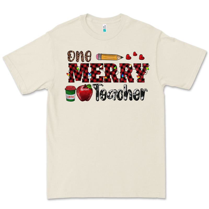 One Merry Teacher Premium Tee by RanaPortraitStore | Teevron