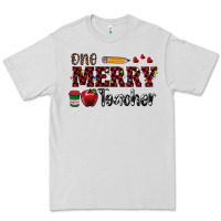 Dove Grey one merry teacher Premium Tee - RanaPortraitStore
