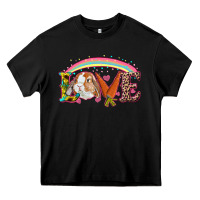 Black easter bunny love Heavy Core Tee - RanaPortraitStore