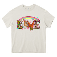 Cream easter bunny love Heavy Core Tee - RanaPortraitStore