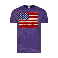 Cloud Purple american flag tumbler Vintage Tee - JahusDesignShop