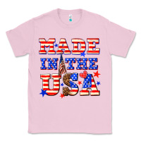 Bubblegum Pink made in the usa Classic Tee - NancyCooperArtShop