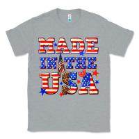 Heather Grey made in the usa Classic Tee - NancyCooperArtShop