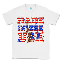 White made in the usa Classic Tee - NancyCooperArtShop