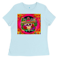 Mexican Skull Ladies Tee | Teevron