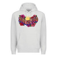 Dove Grey sunkissed Premium Hoodie - NancyCooperArtShop
