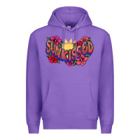 Purple sunkissed Premium Hoodie - NancyCooperArtShop