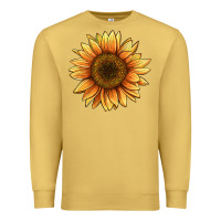 Antique Gold sunflower Premium Sweatshirt - BarkalooDesign