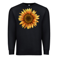 Black sunflower Premium Sweatshirt - BarkalooDesign