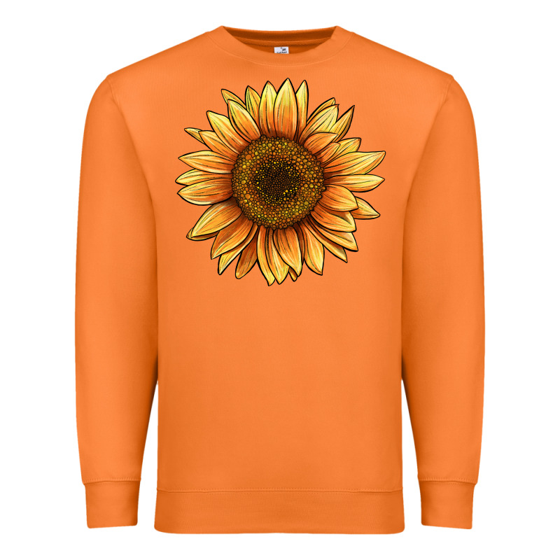 Sunflower Premium Sweatshirt by BarkalooDesign | Teevron