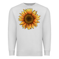 Dove Grey sunflower Premium Sweatshirt - BarkalooDesign