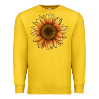 Lemon sunflower Premium Sweatshirt - BarkalooDesign