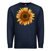 Navy sunflower Premium Sweatshirt - BarkalooDesign