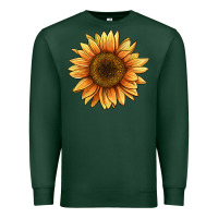Sports Green sunflower Premium Sweatshirt - BarkalooDesign