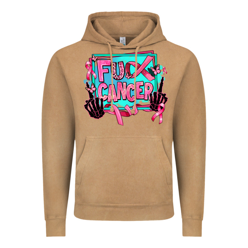 Fuck Cancer Vintage Hoodie by AdoDesignShop | Teevron