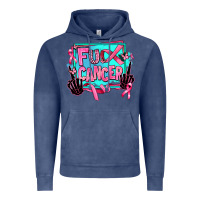 Vintage Denim fuck cancer Vintage Hoodie - AdoDesignShop