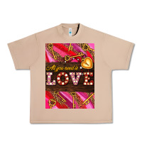 Burro all you need is love Urban Heavy Tee - AdoDesignShop